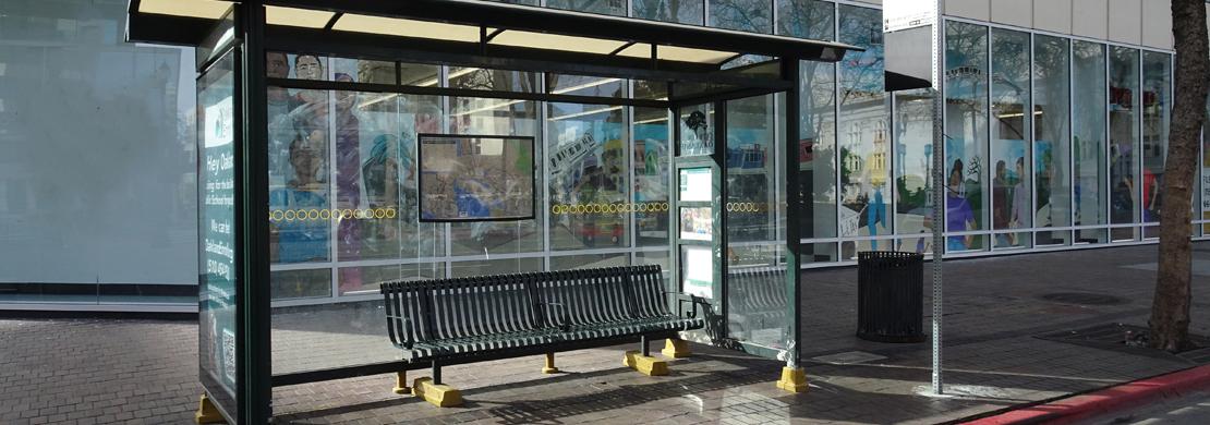 Bus stop shelter