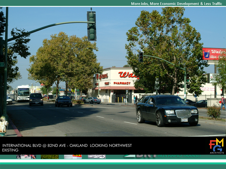 East Bay BRT Photosimulations: International Blvd. at 82nd