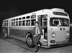 Bus 1806, the first 1700 series bus entering retirement in 1969.