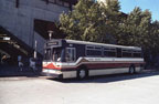 Former AC Transit bus as number 312 on the County Connection in Pleasant Hill on August 12, 1988.