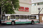 AC Transit bus 1530 in downtown Oakland on June 22, 2001.