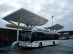 AC Transit fuel cell bus FC3 in East Oakland Yard Fueling station on January 25, 2006.