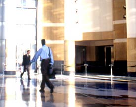 business lobby