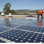 Installing voltaic cells Installing voltaic cells