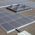 Close-up of voltaic cells Close-up of voltaic cells