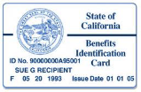 California Benefits card