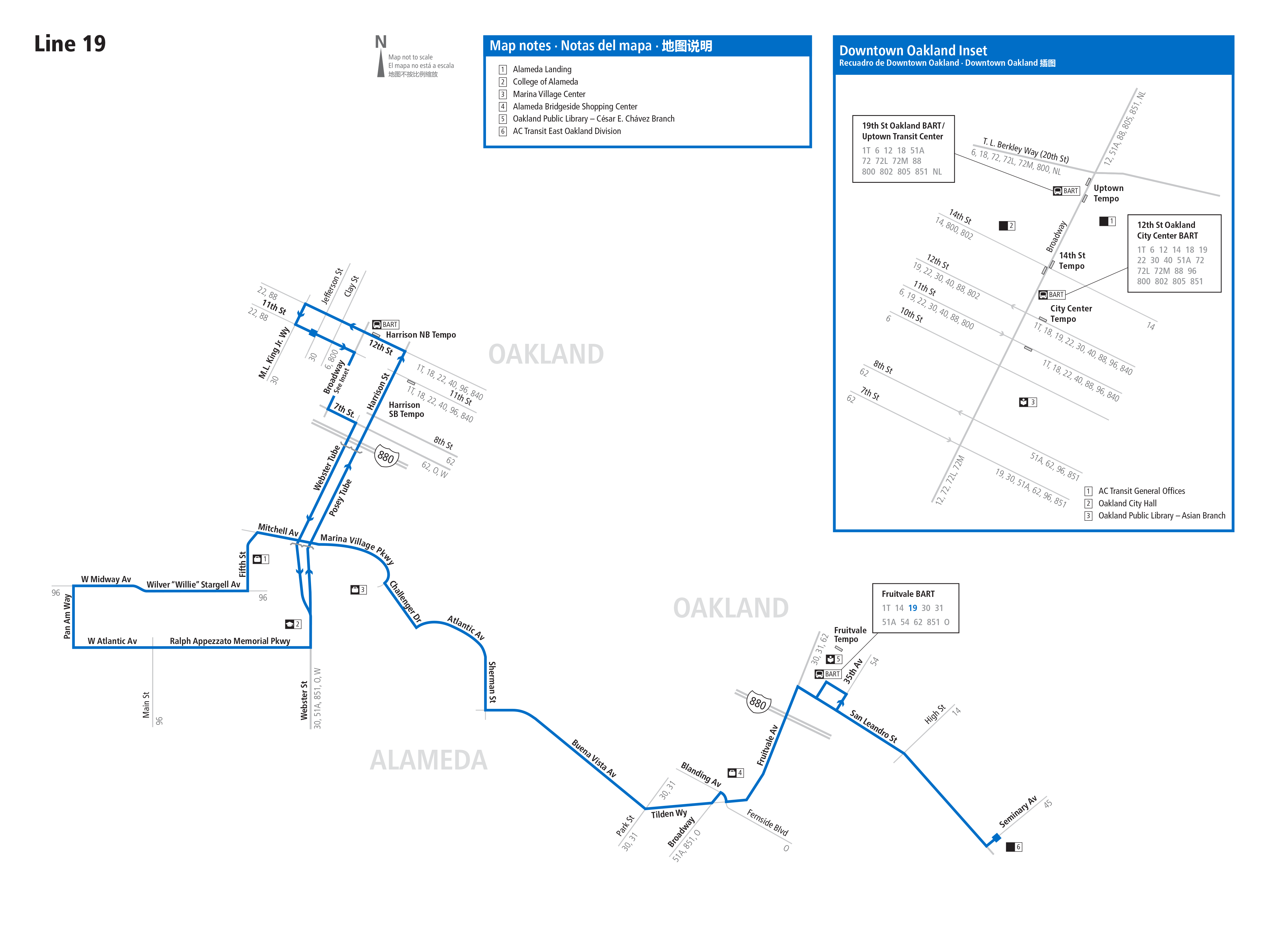 Route 19 map