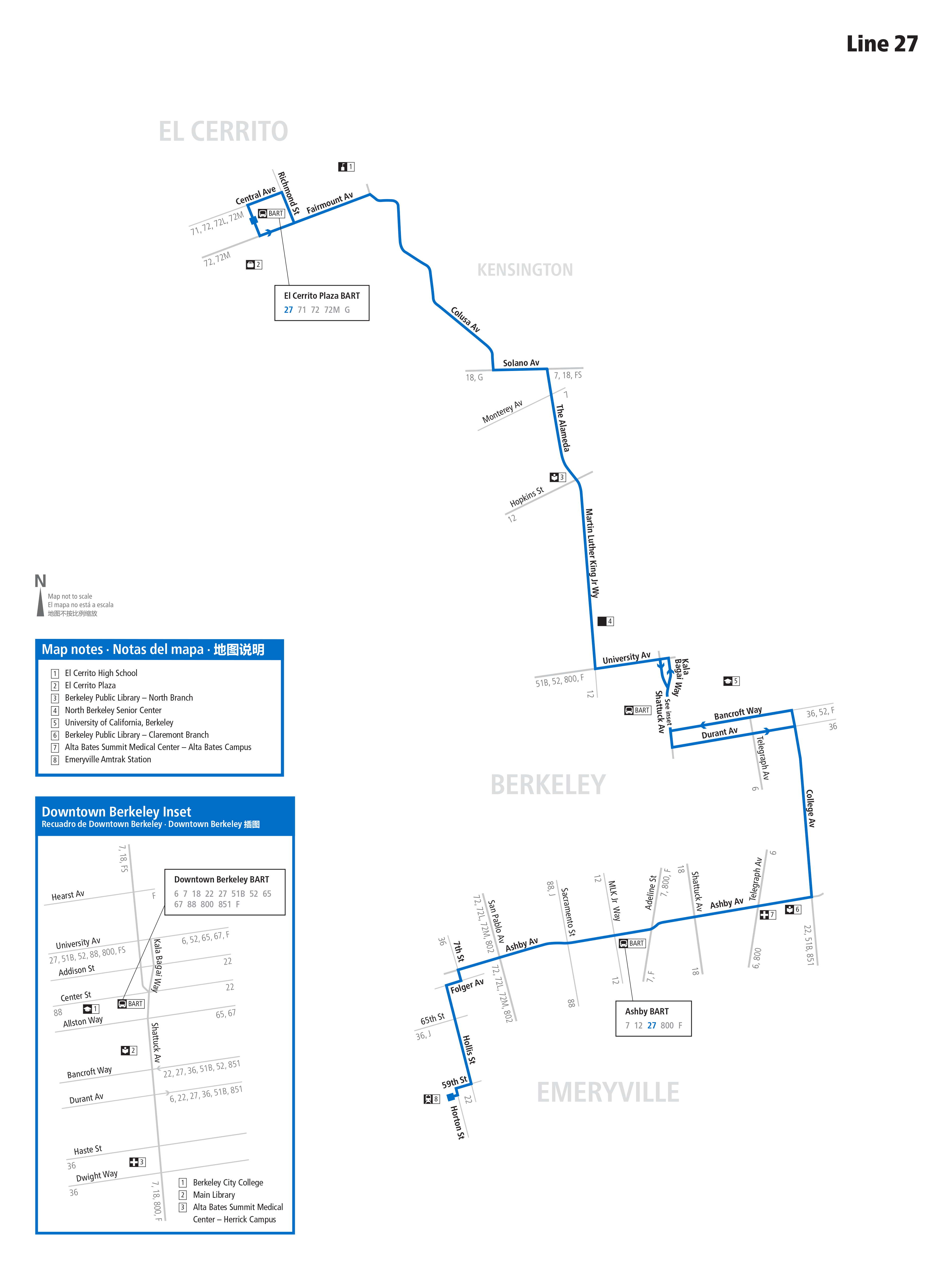 Route 27 map