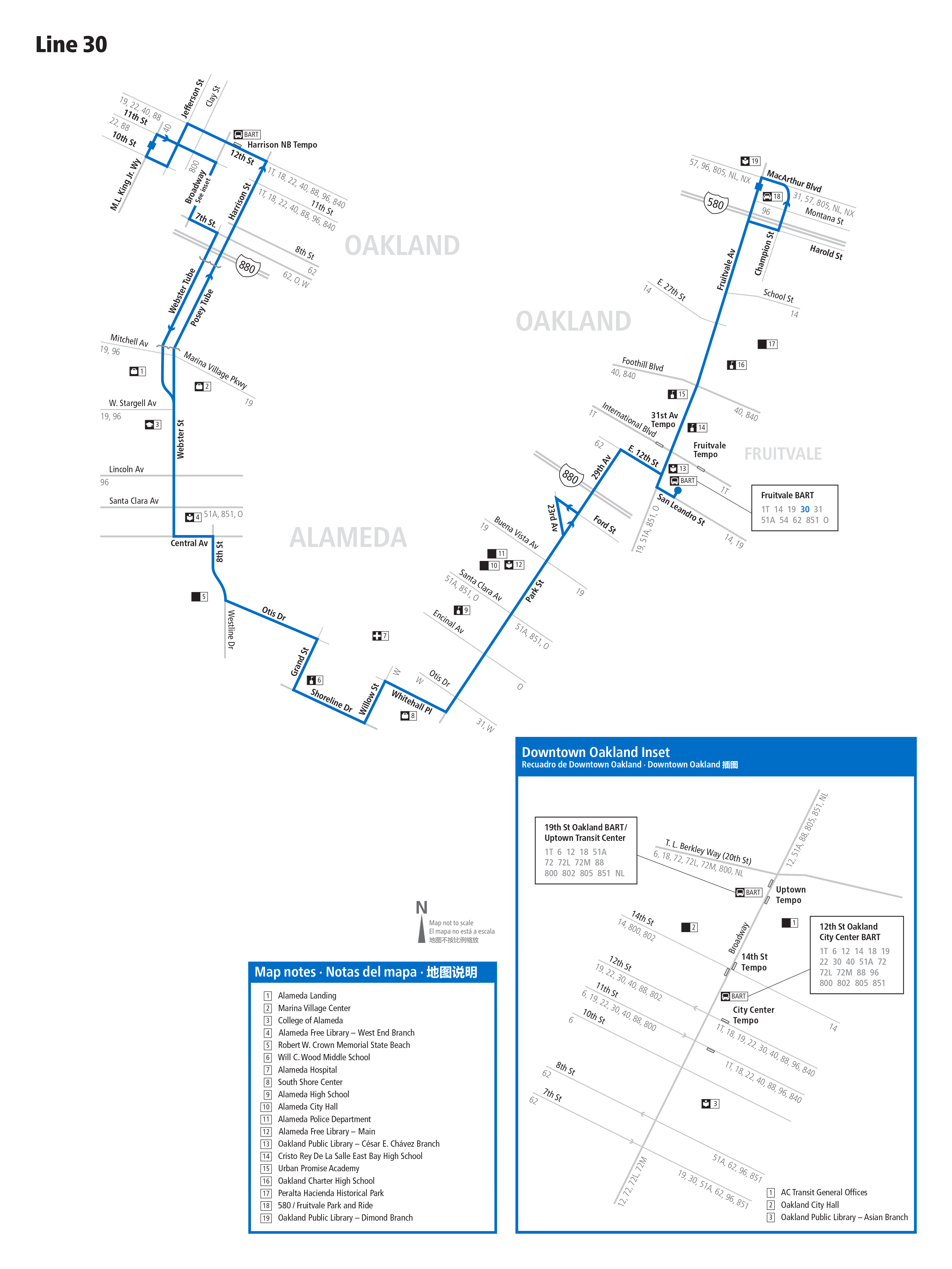 Route 30 map