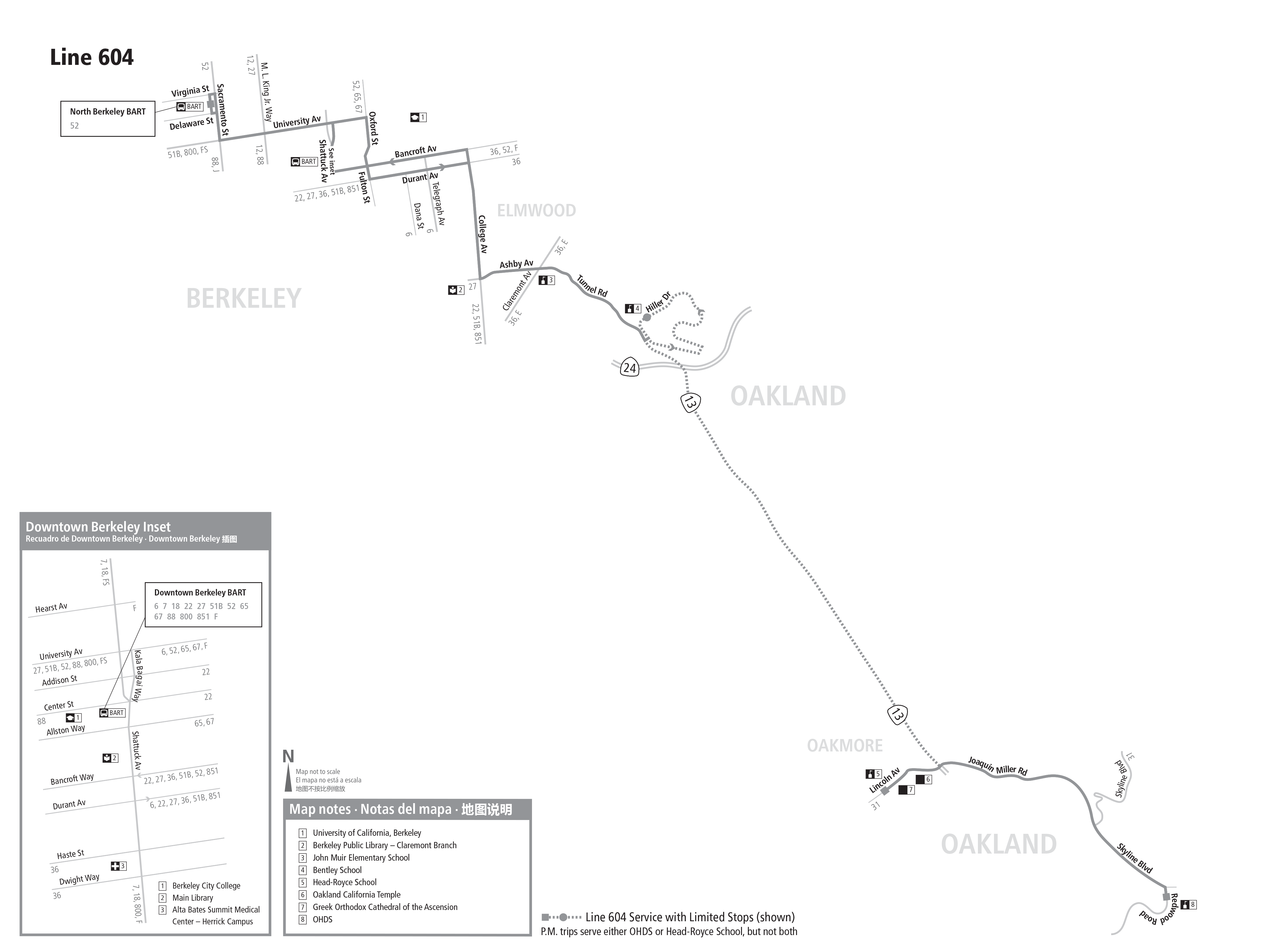 Route 604 map