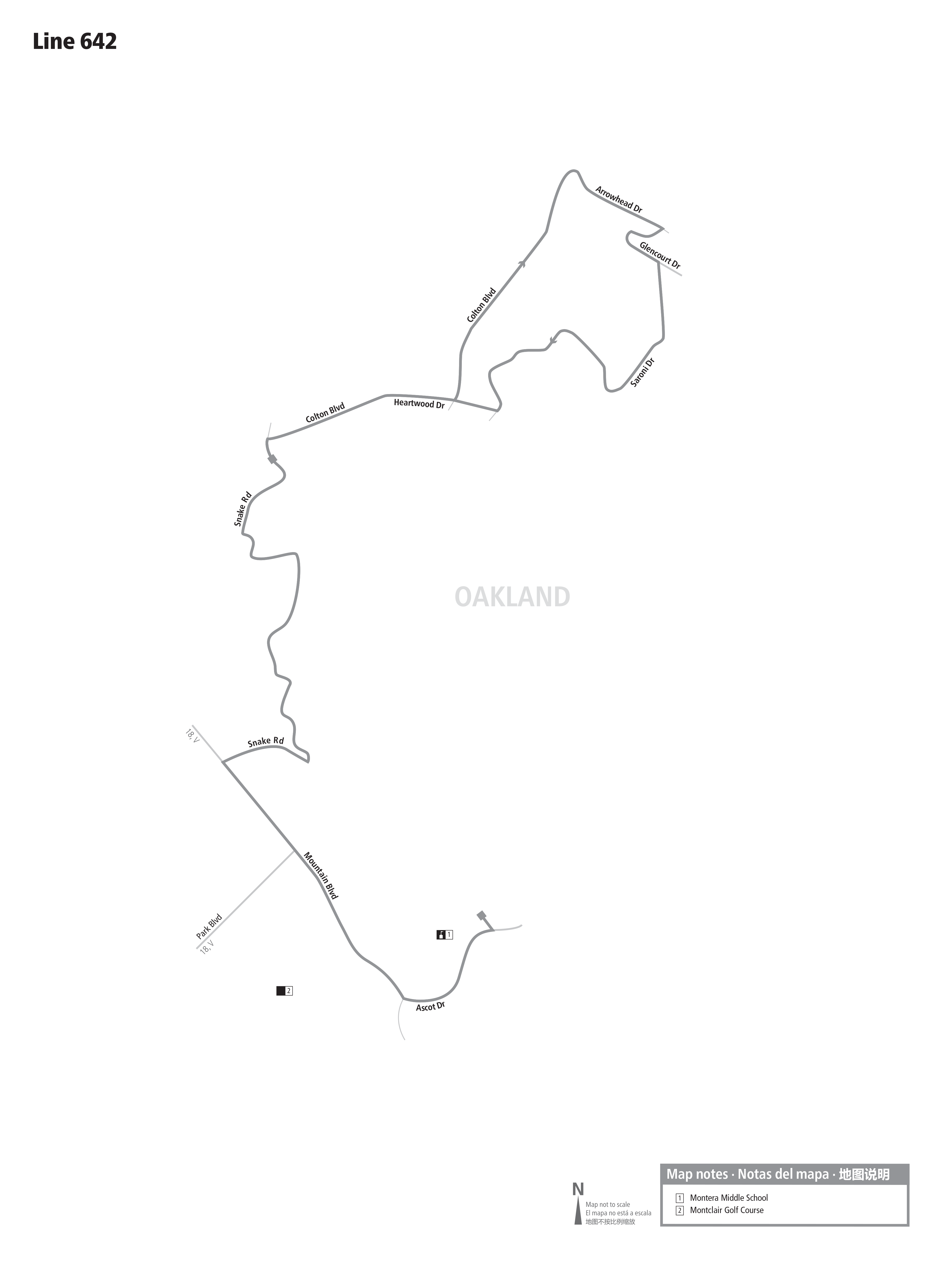 Route 642 map