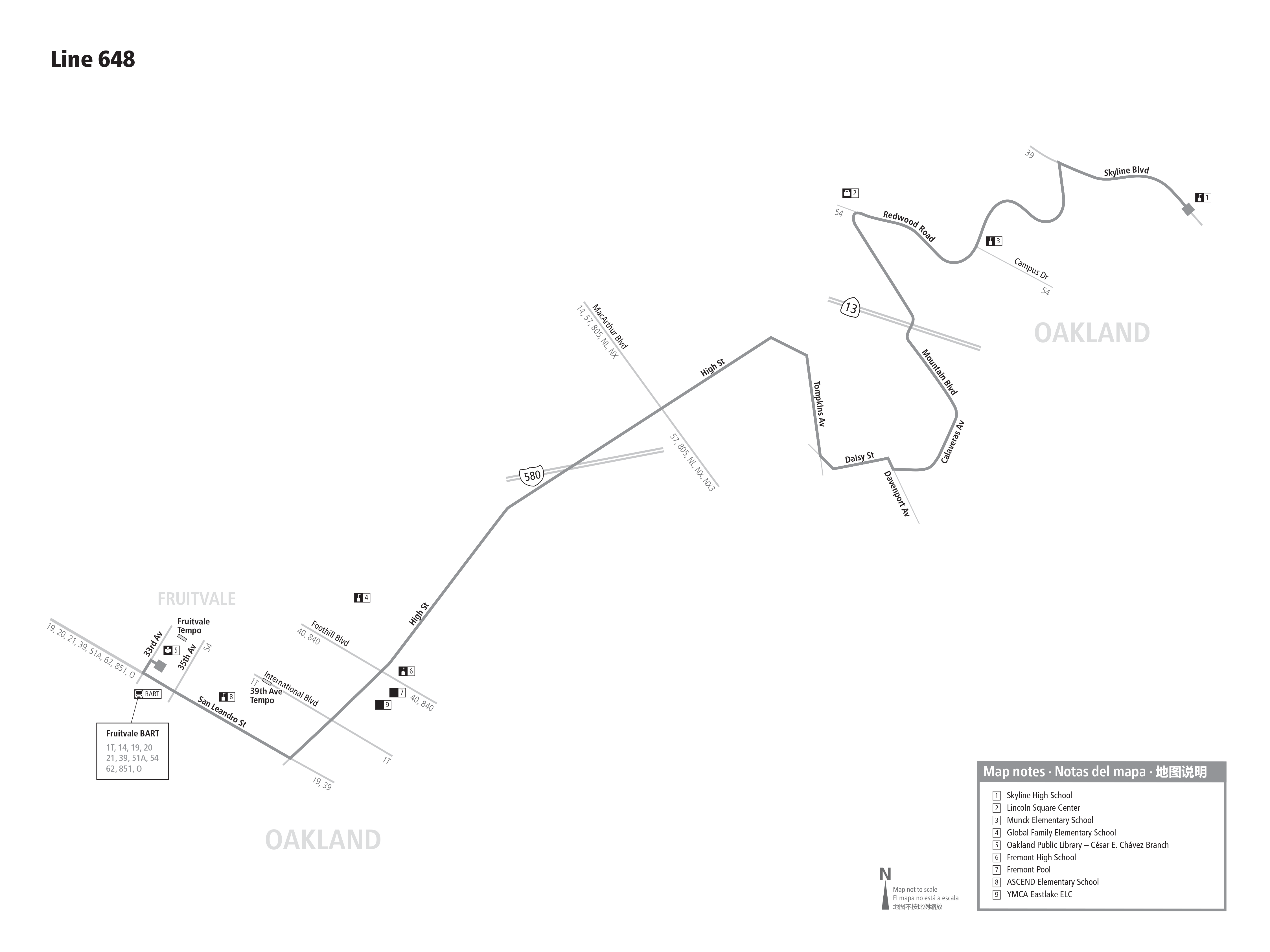 Route 648 map