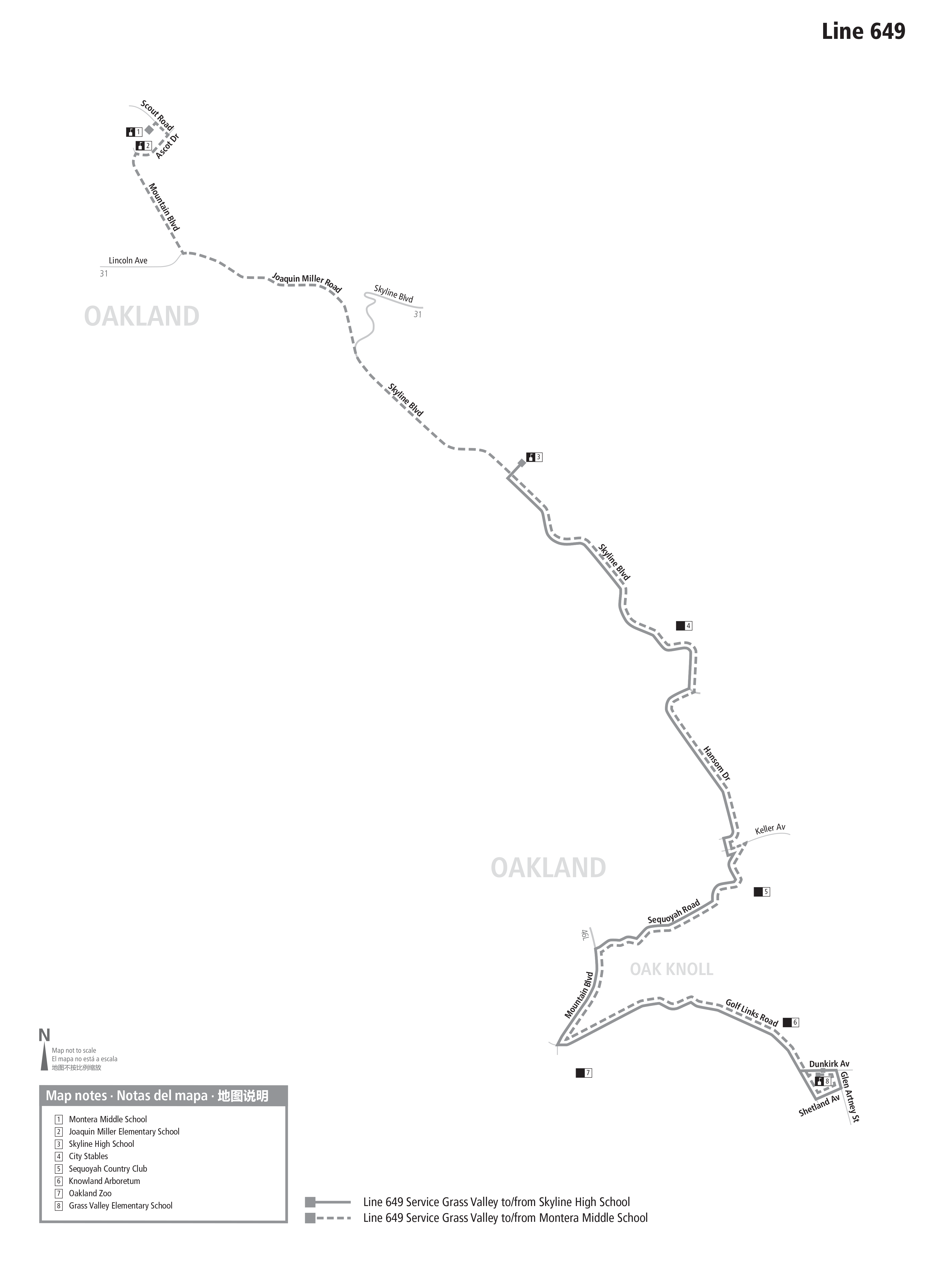 Route 649 map