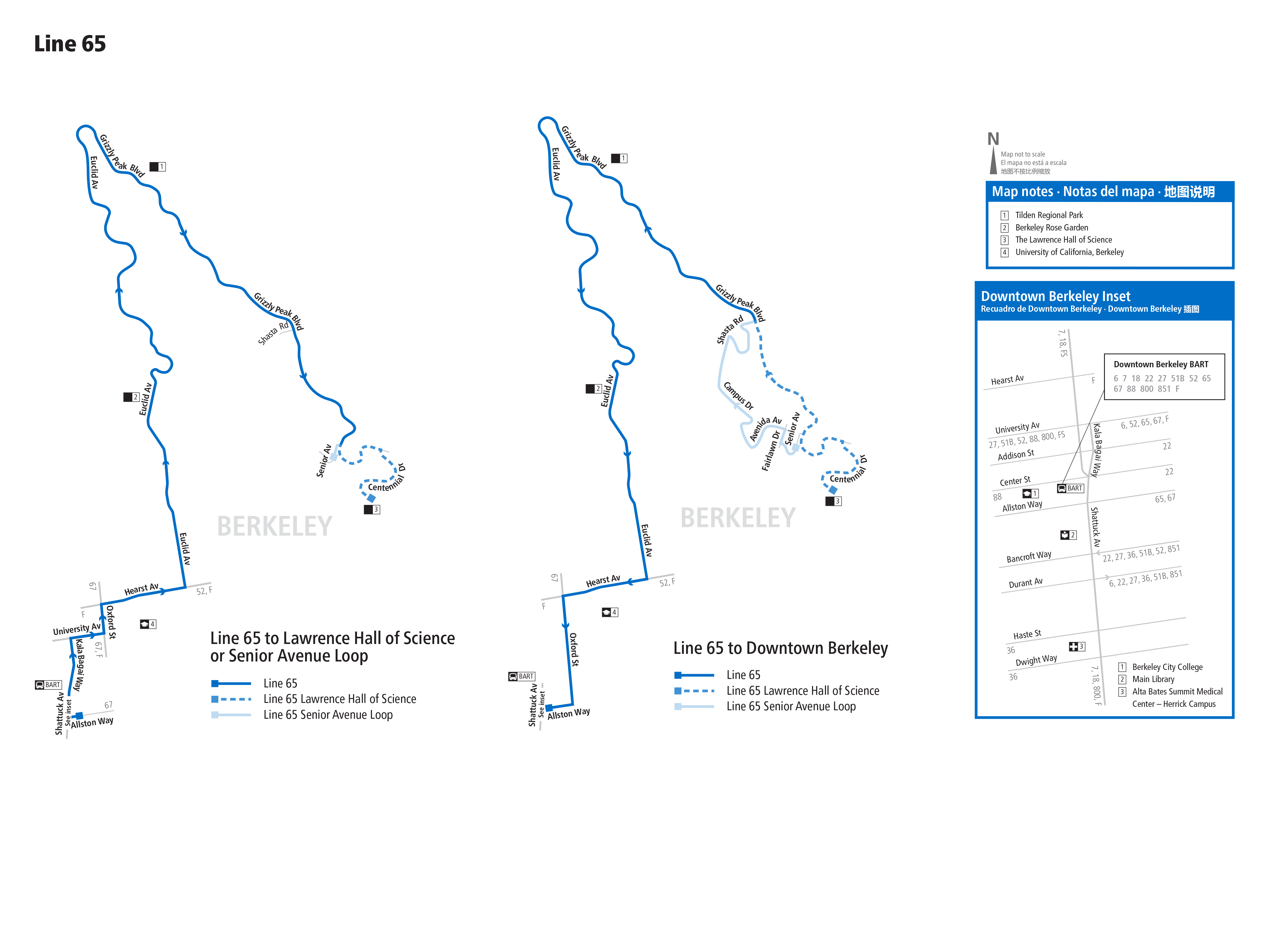 Route 65 map