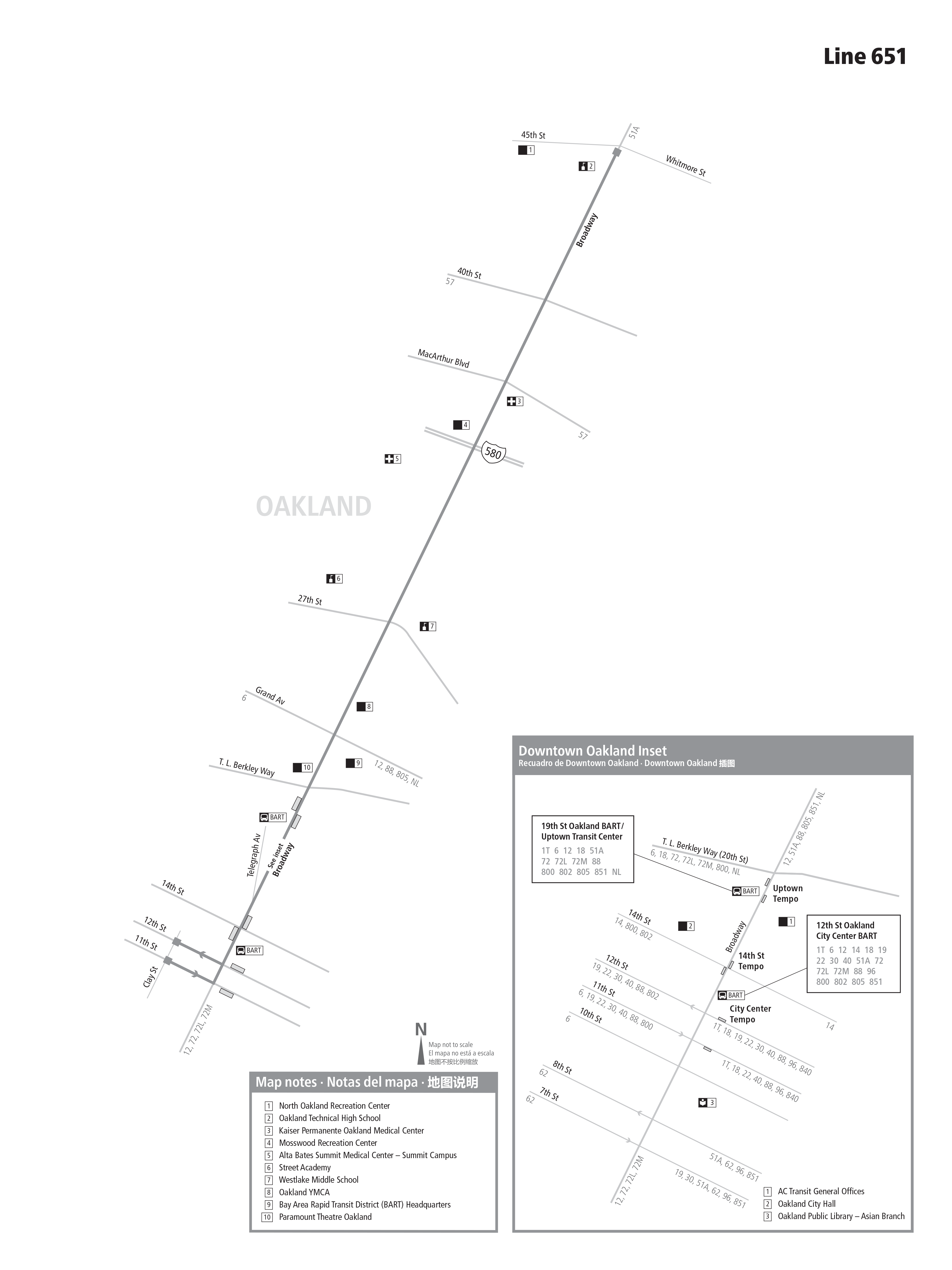 Route 651 map