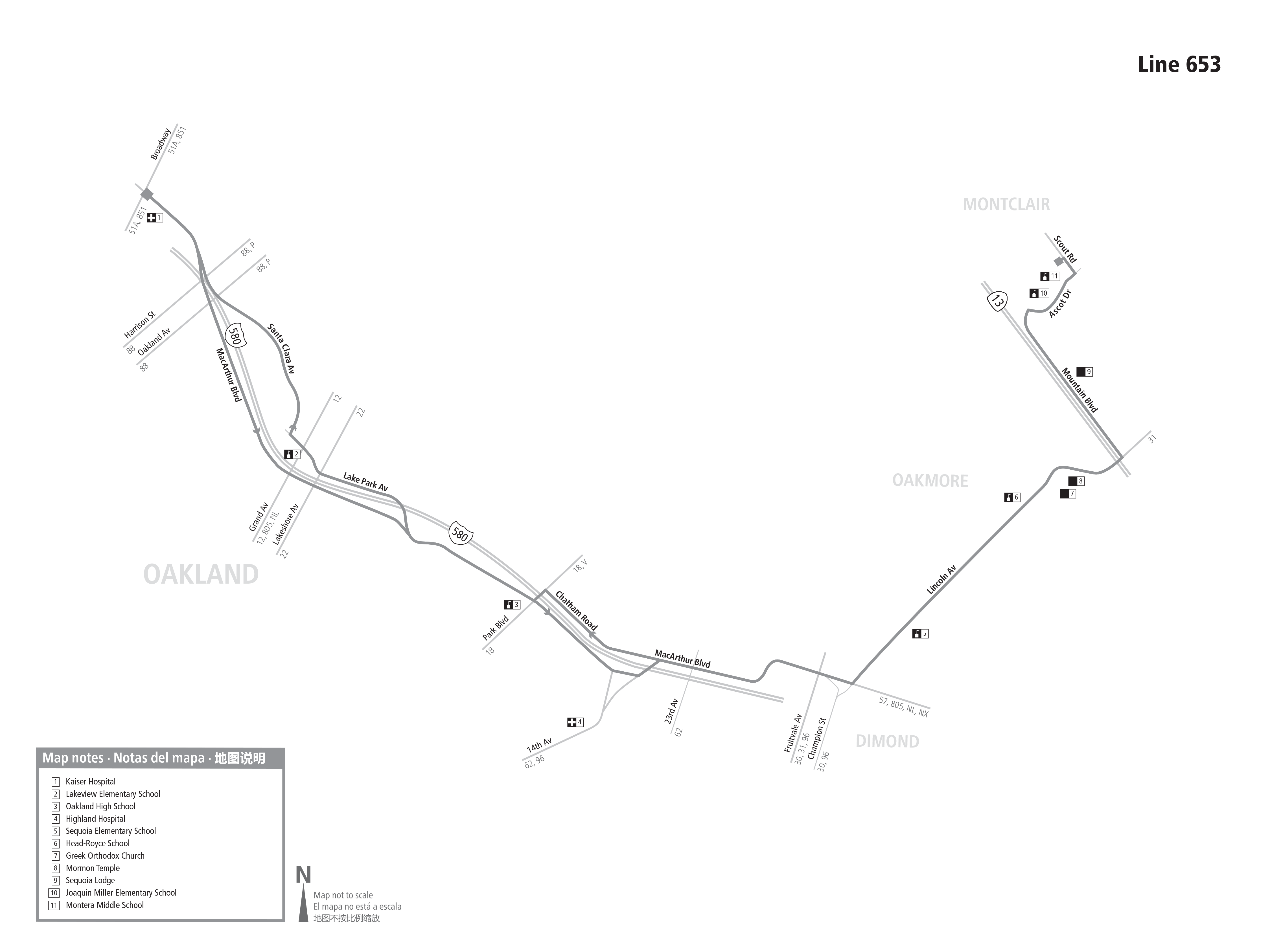Route 653 map