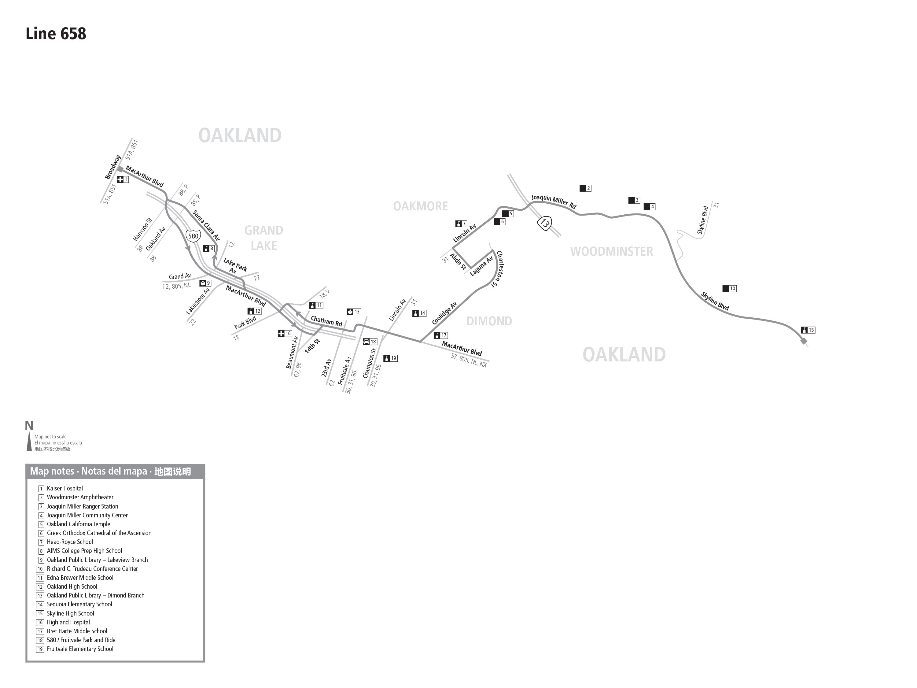 Route 658 map