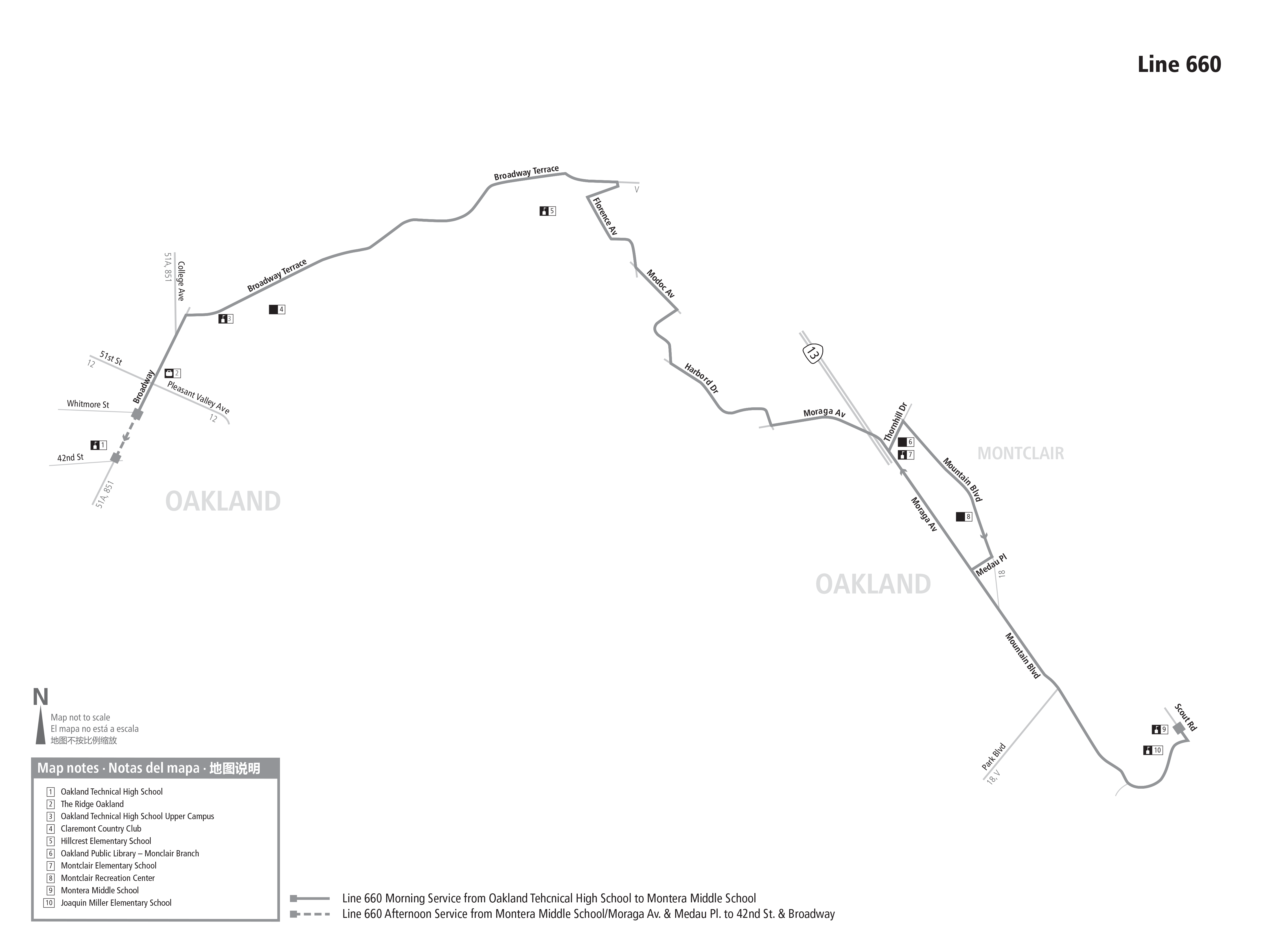 Route 660 map
