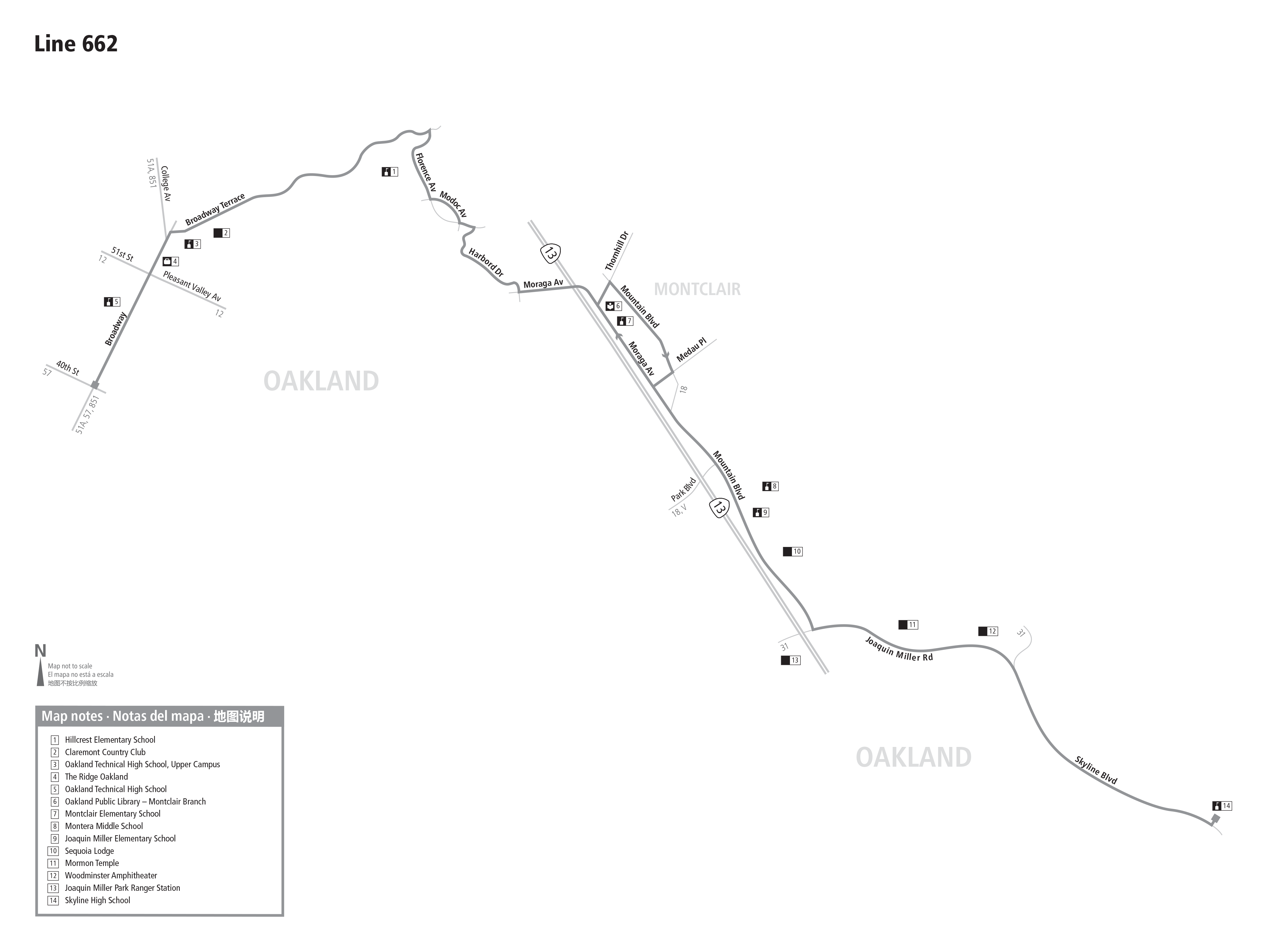 Route 662 map
