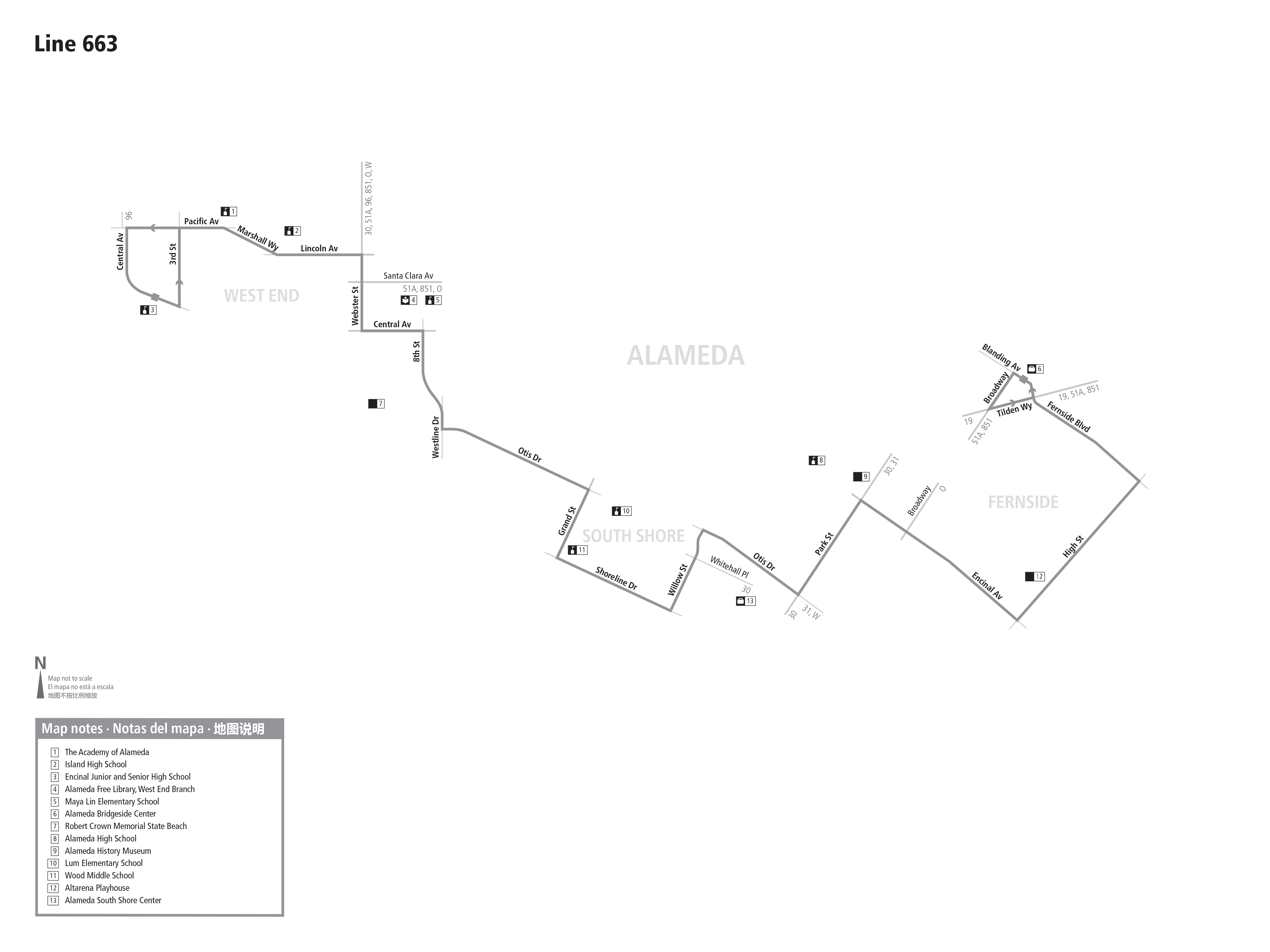 Route 663 map
