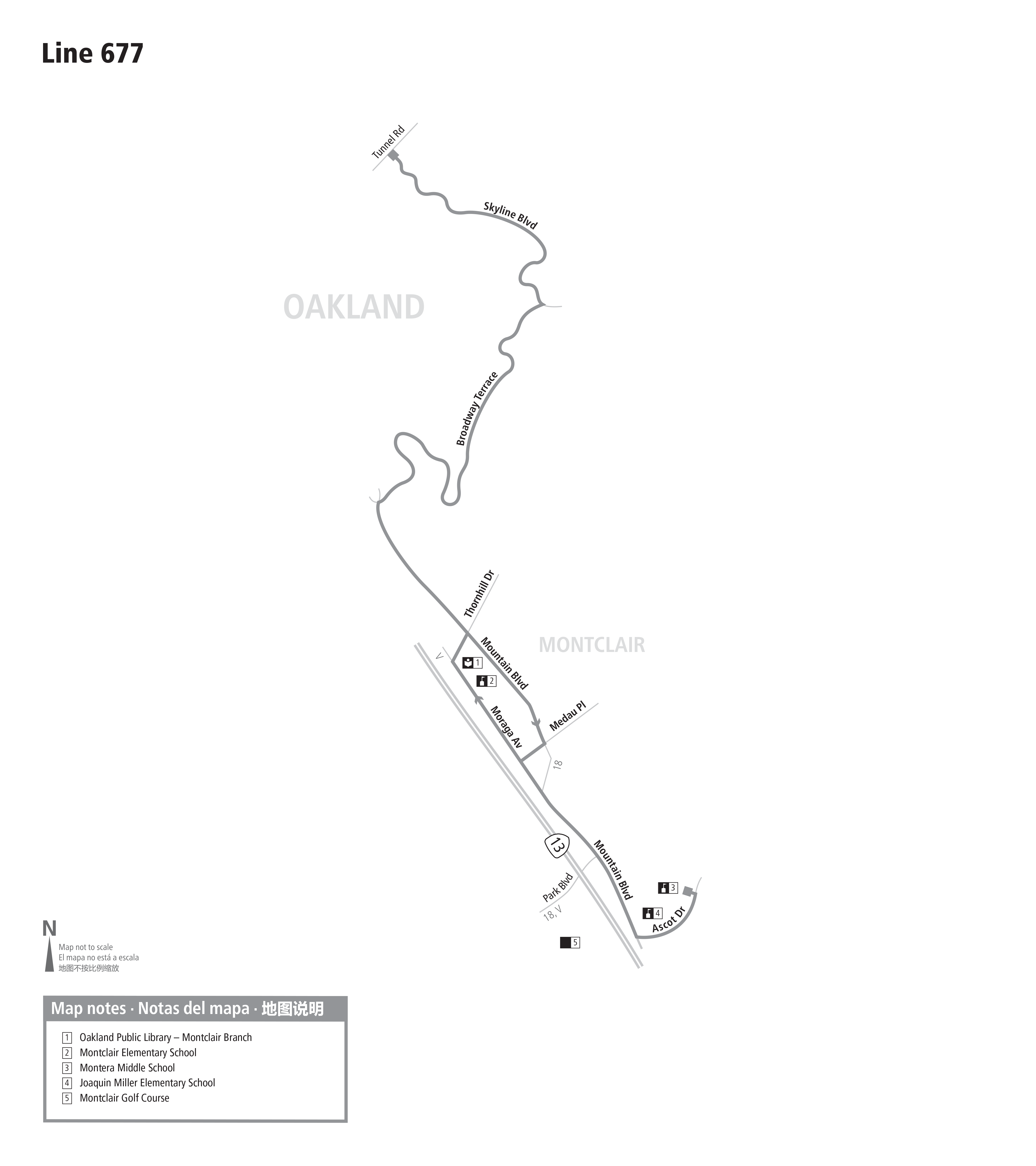 Route 677 map