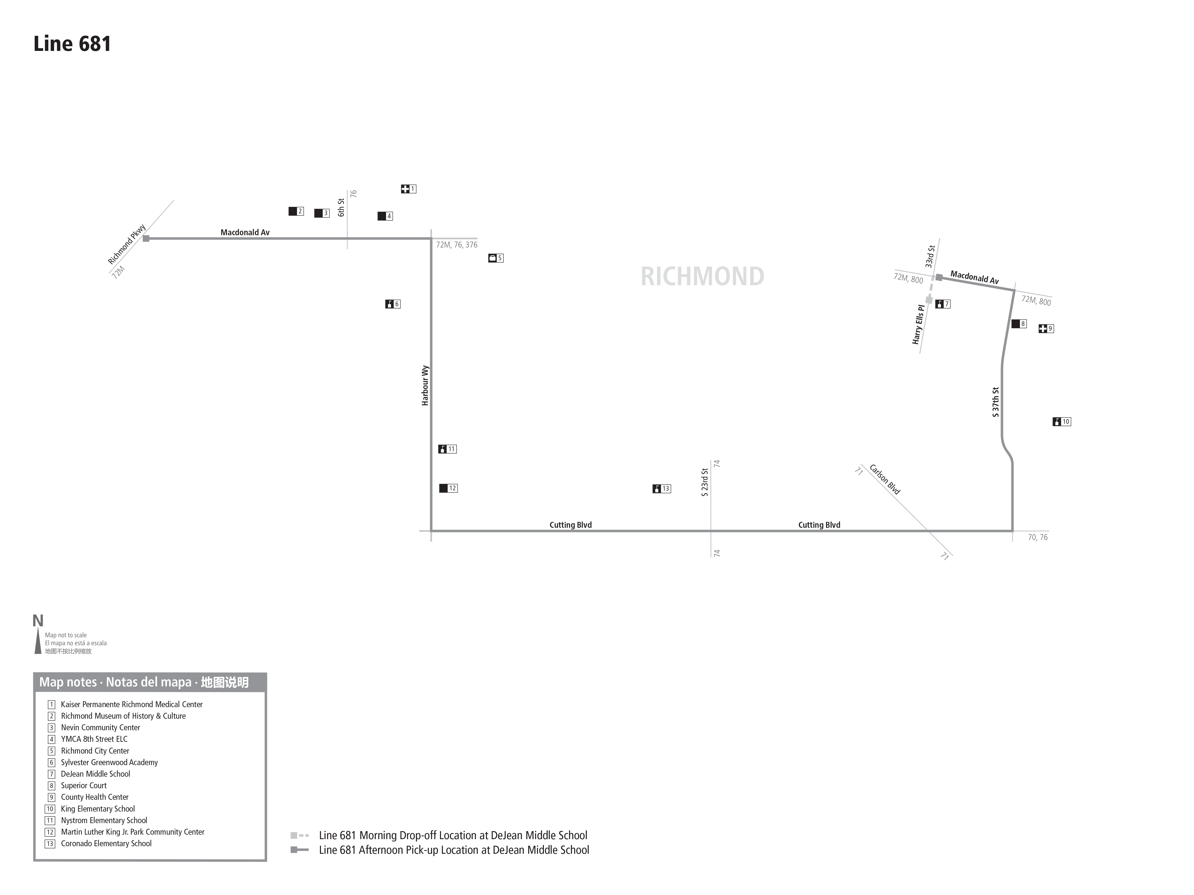 Route 681 map