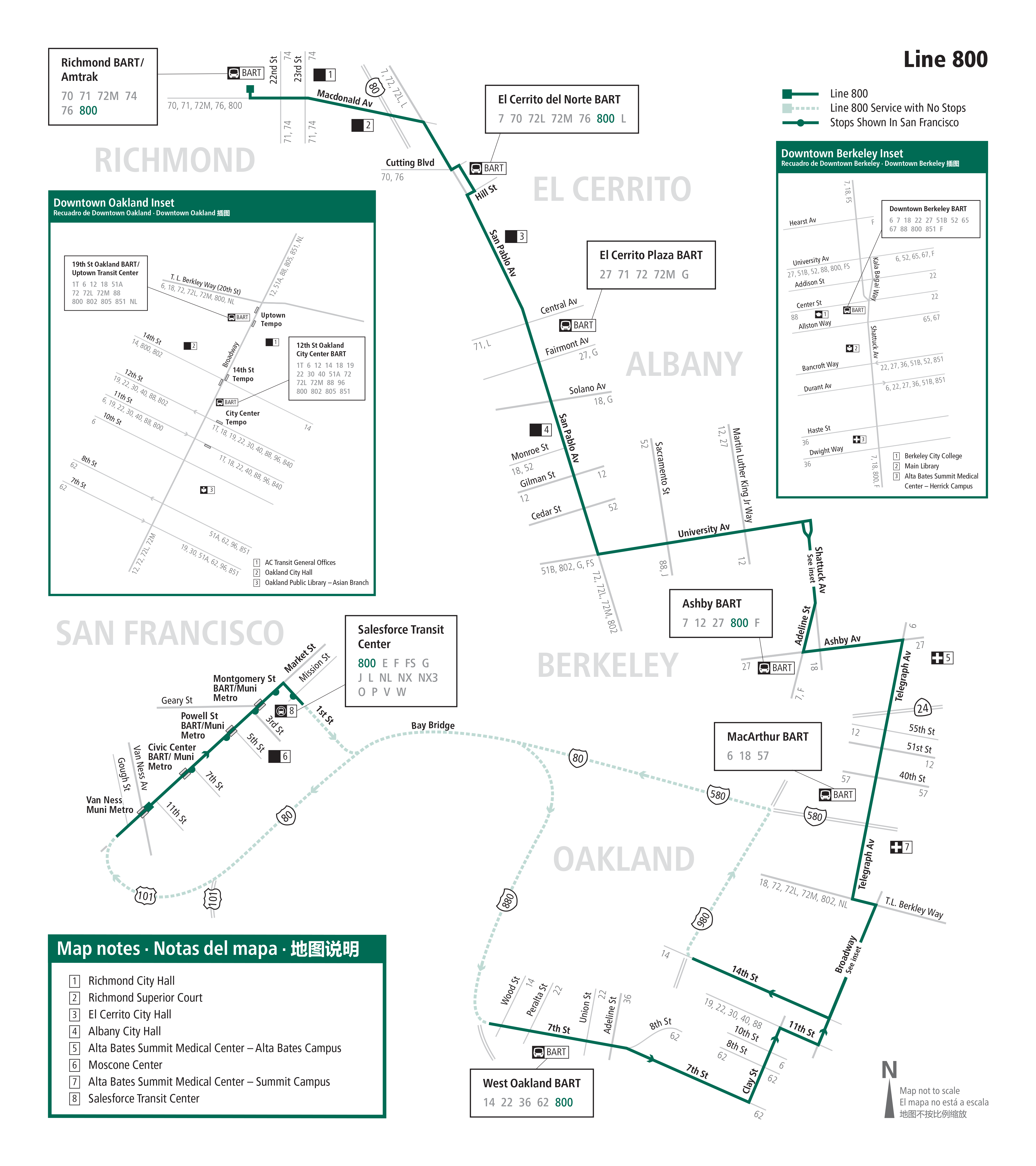 Route 800 map