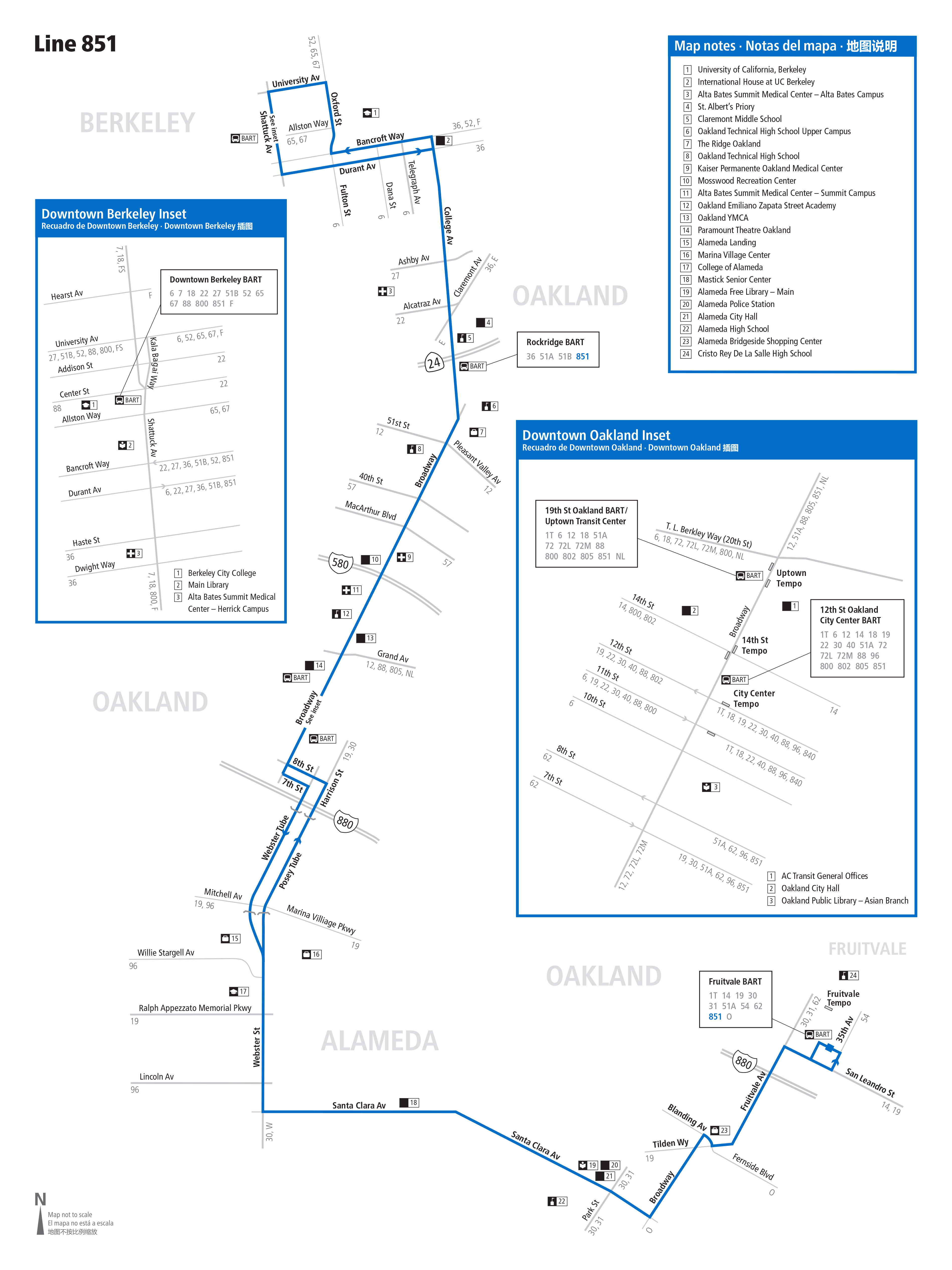 Route 851 map