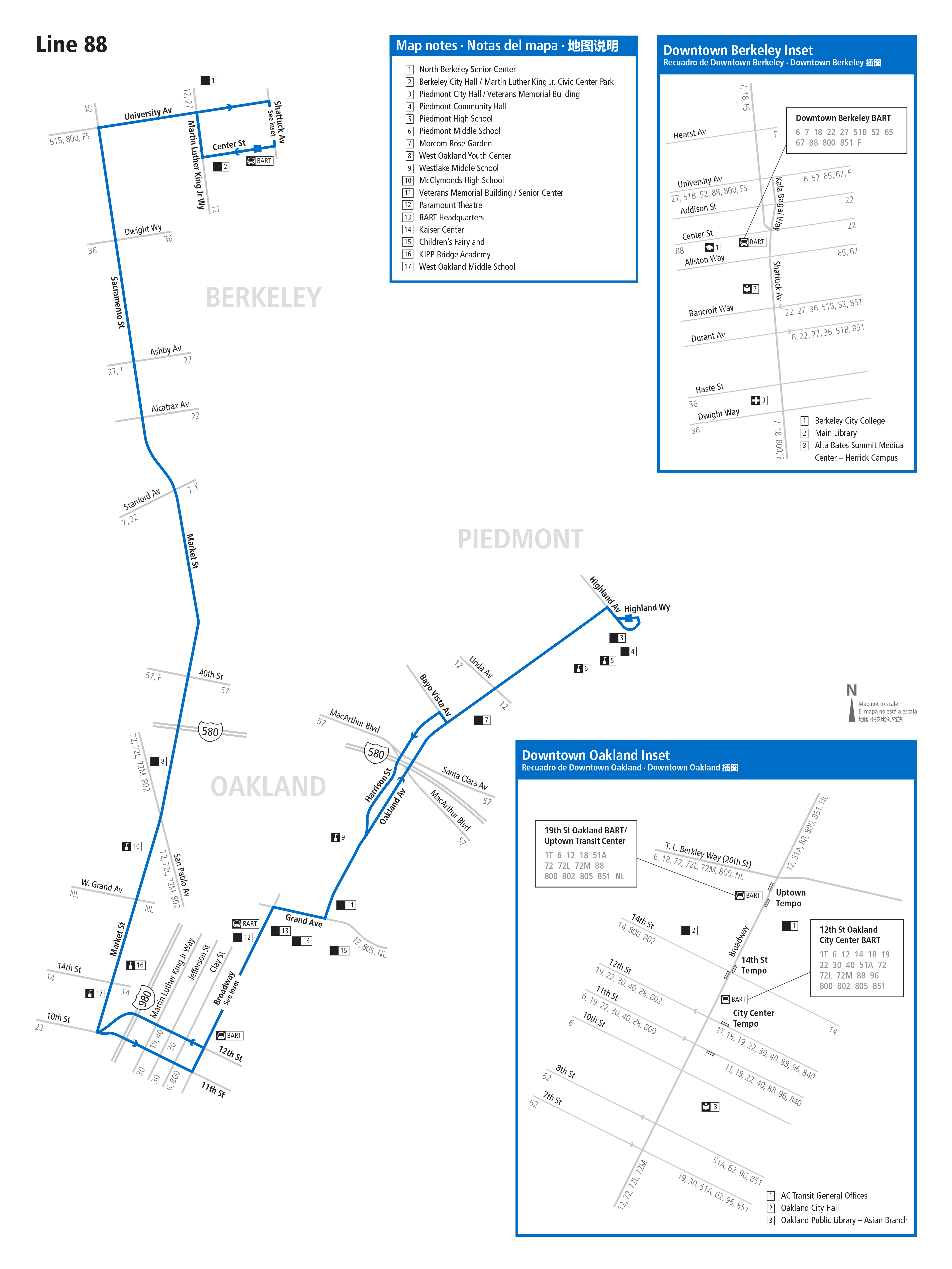 Route 88 map