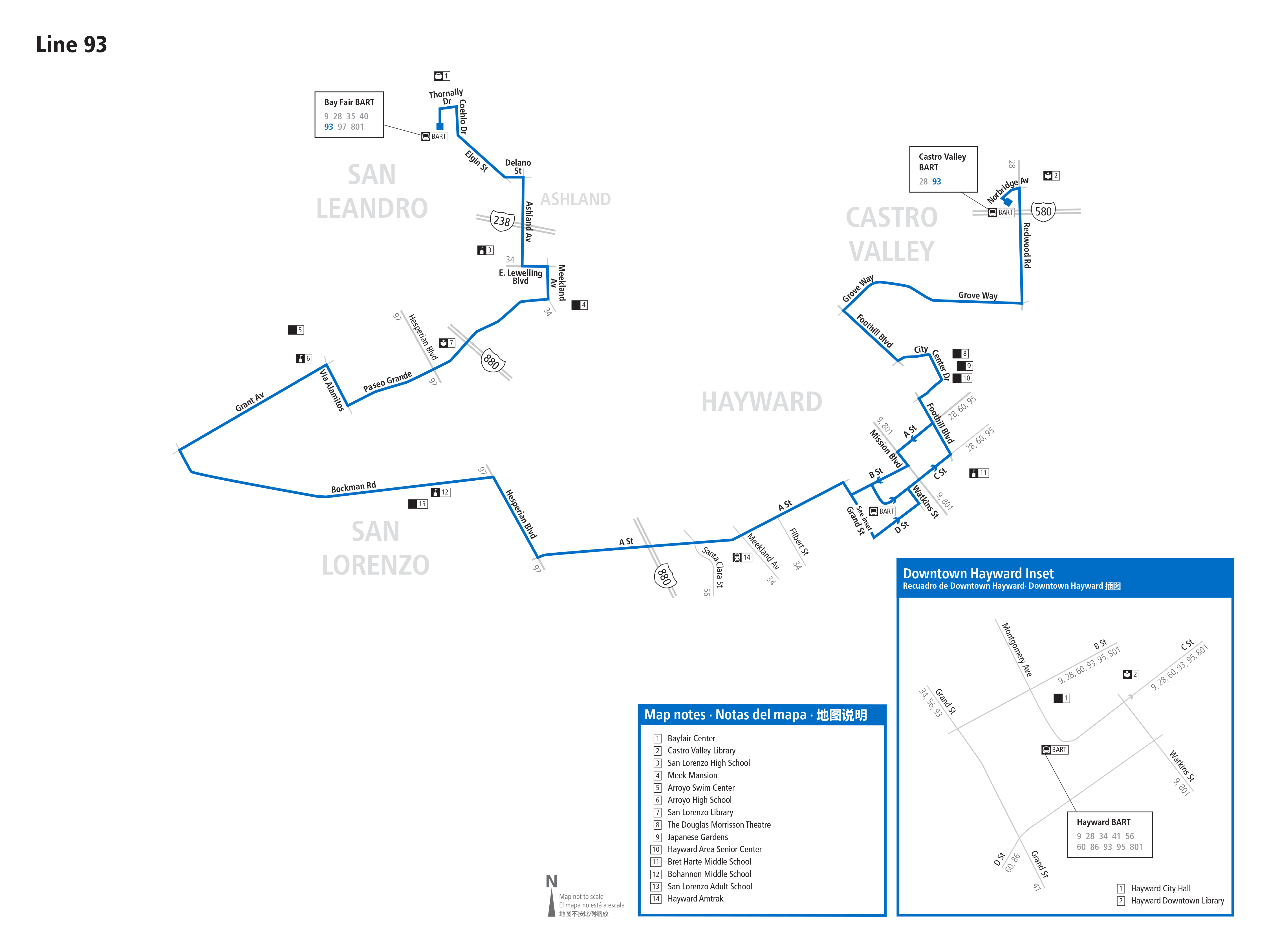 Route 93 map