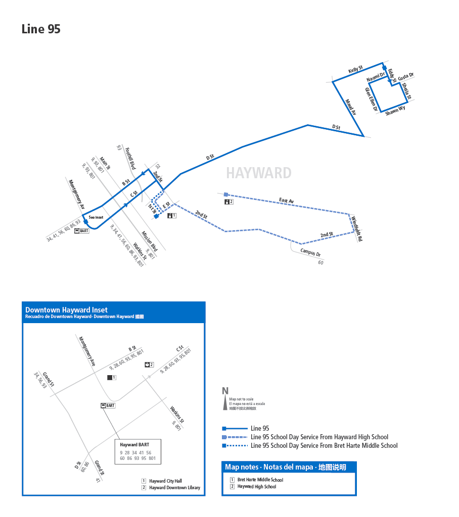 Route 95 map