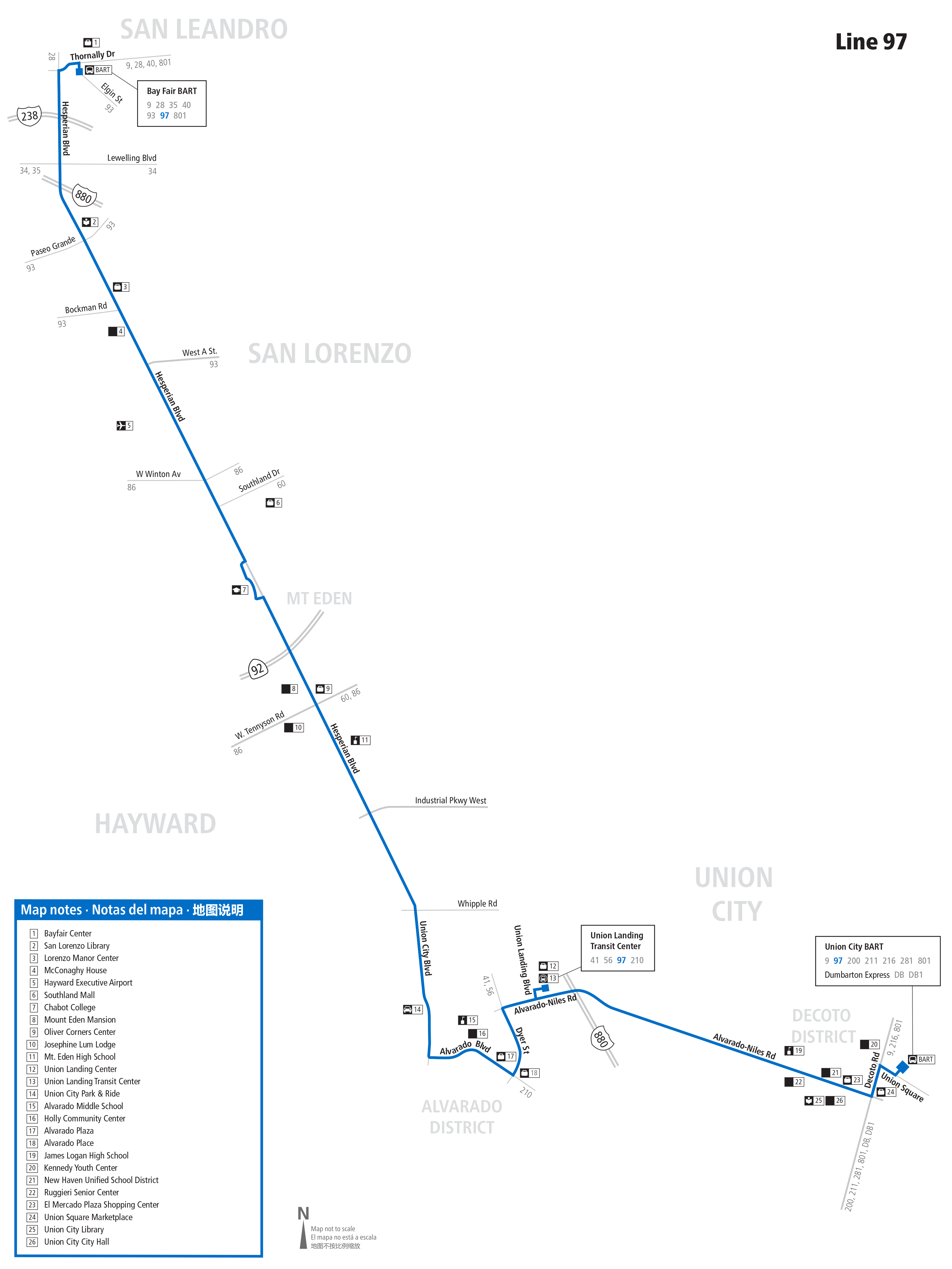 Route 97 map