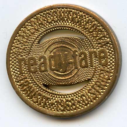 AC Transit token from the early days