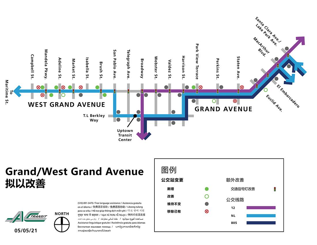 Grand/West Grand Avenue Proposed Improvements - Chinese
