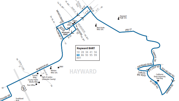 Line 60 map