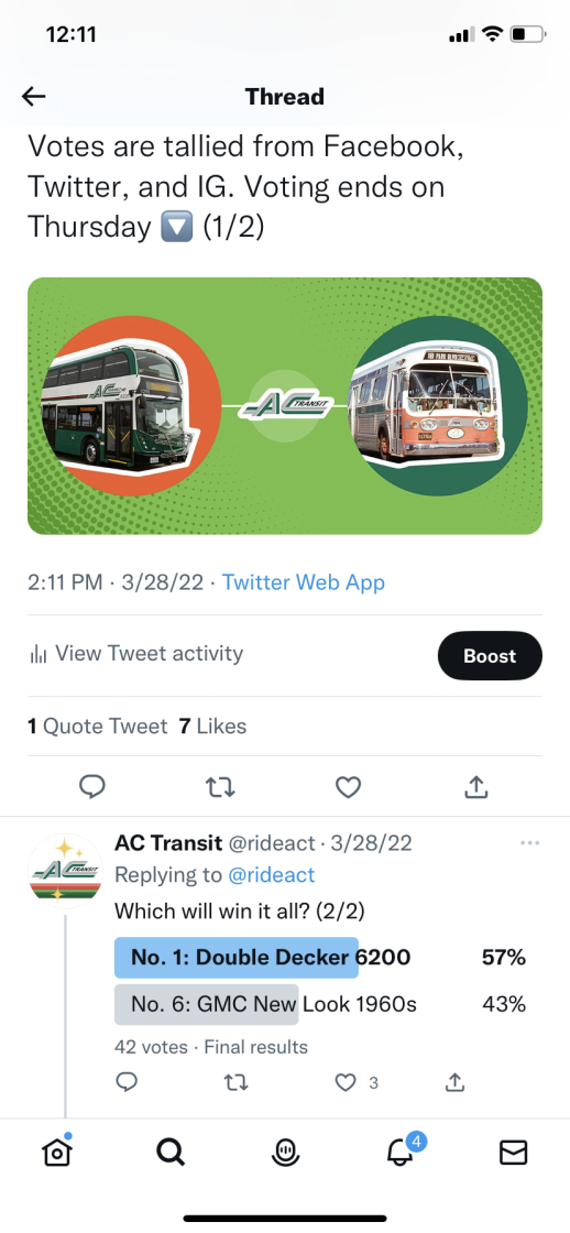 Bus Bracket Challenge voting