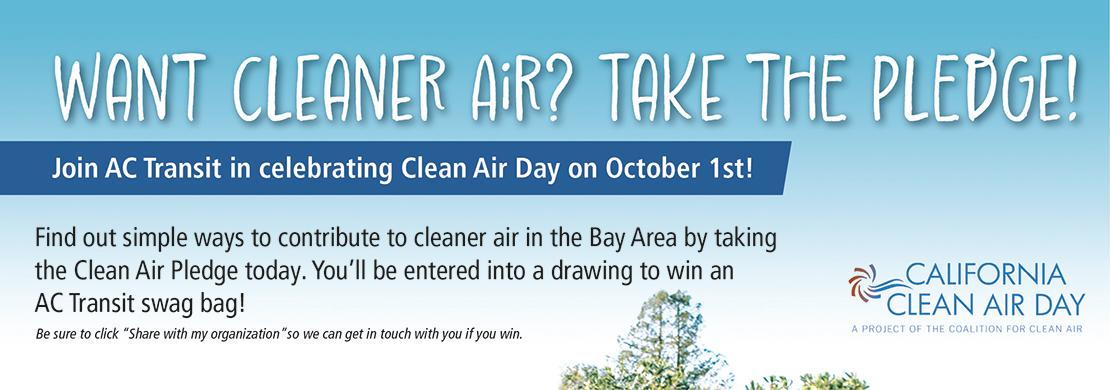 Clean Air Day Banner