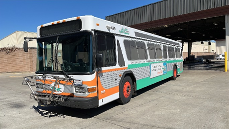 AC Transit 65th anniversary bus
