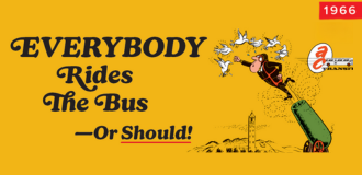 Everybody Rides the Bus - AC Transit vintage ad