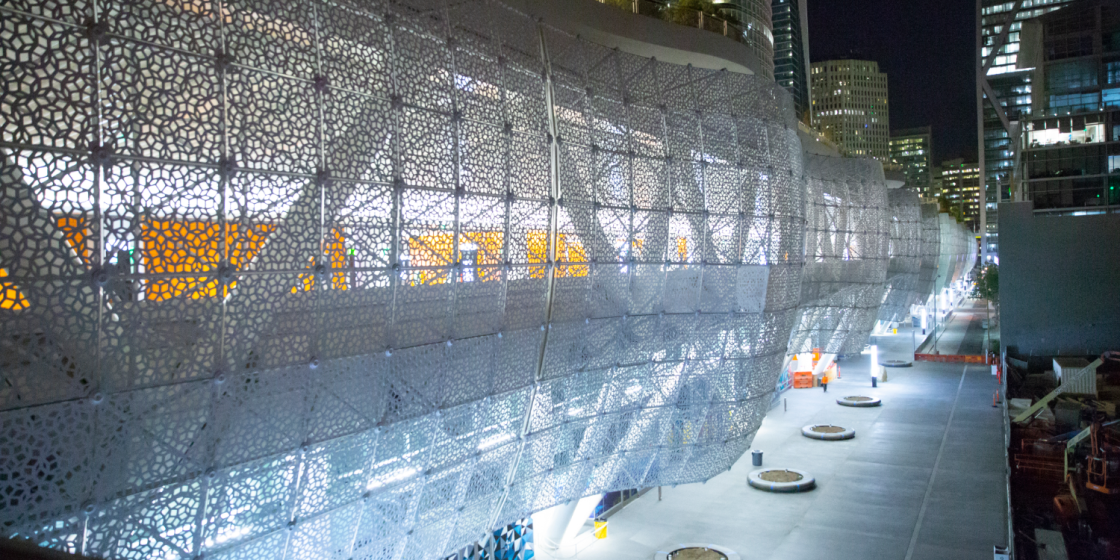 Exterior of Salesforce Transit Center