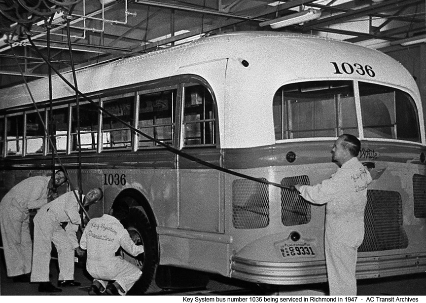Key System bus 1036 in the shop