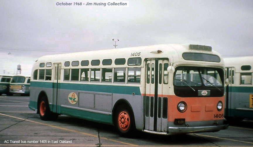 AC Transit bus 1405