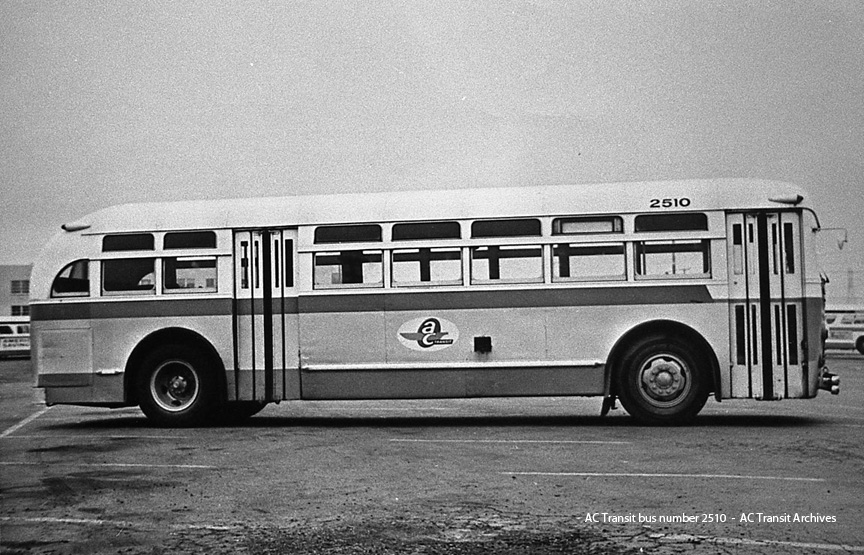 AC Transit bus number 2510