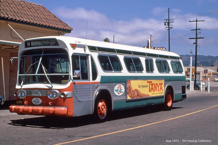 AC Transit bus number 741