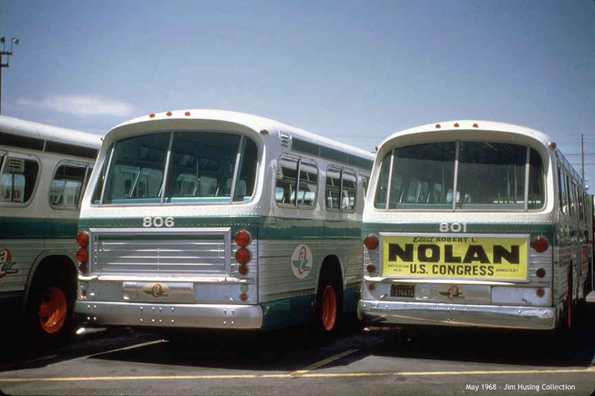 AC Transit buses 806 and 801