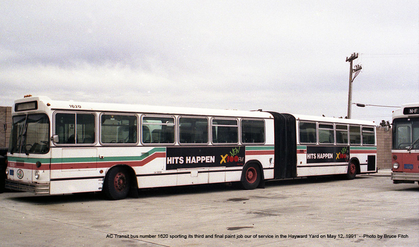 AC Transit bus number 1620