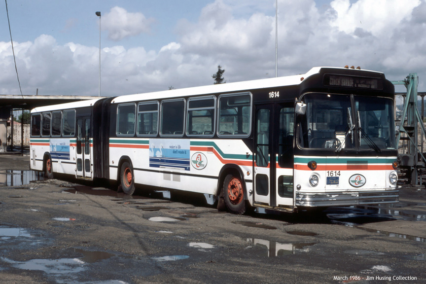 AC Transit bus number 1614