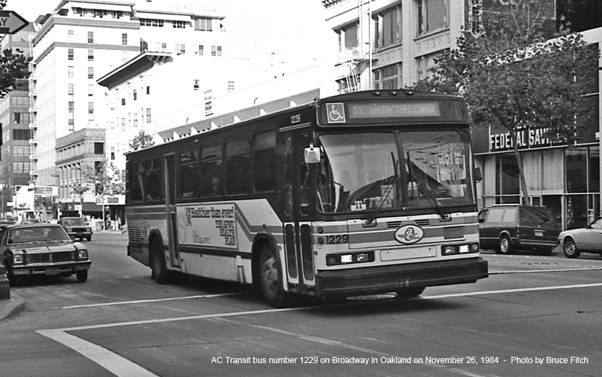 AC Transit bus number 1239