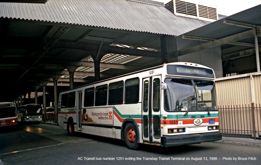 AC Transit bus number 1251
