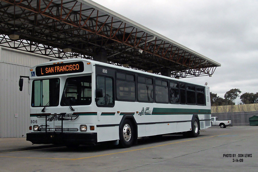 AC Transit bus number 806